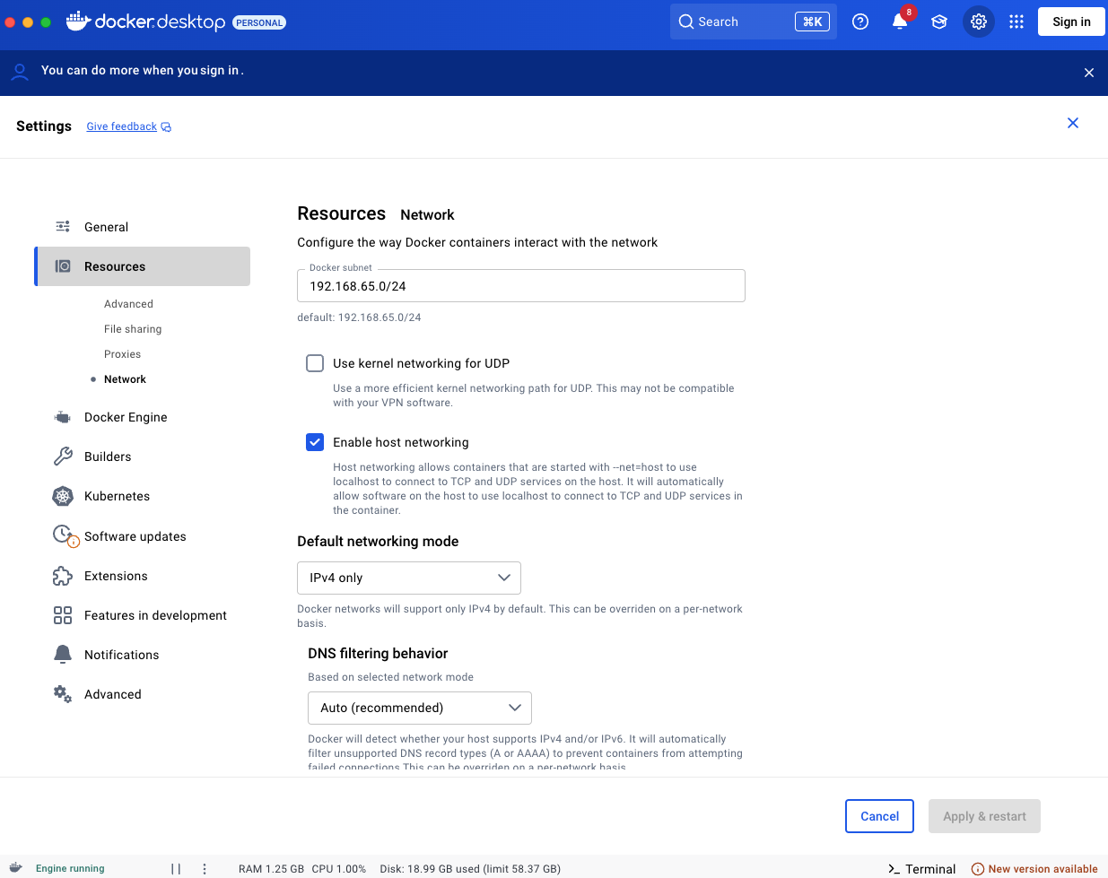 Docker Desktop